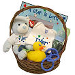 C06122 - New Baby "A Star Is Born" Personalized Economy Gift Basket